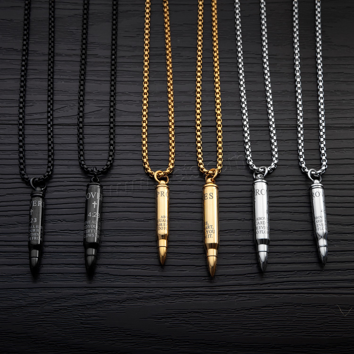 Titan Schmuck Halskette, Titanstahl, Kugel, plattiert, kann sich öffnen und in etwas & verschiedene Größen vorhanden & Kastenkette & für den Menschen, keine, Länge:ca. 21.5 ZollInch, verkauft von Strang