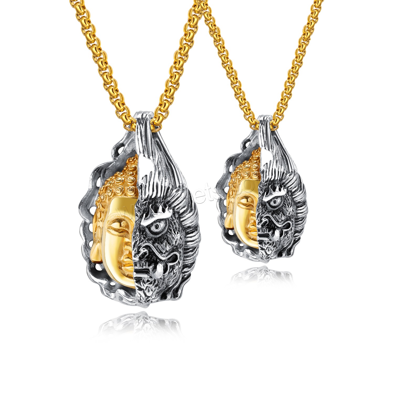Титан ожерелье ювелирных изделий, титан, Другое покрытие, разный размер для выбора & Цепной ящик & Мужский, Много цветов для выбора, длина:Приблизительно 21.5 дюймовый, продается Strand