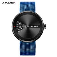 Sinobi® Unisex Jewelry Watch, Zinc Alloy, with Glass, Japanese movement, plated, Life water resistant 43mm Approx 9.2 Inch 