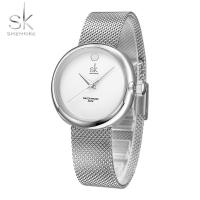 Women Wrist Watch, Zinc Alloy, with Glass & Stainless Steel, Chinese movement, plated, Life water resistant & for woman 32mm Approx 8.2 Inch 