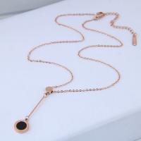 Титан ожерелье ювелирных изделий, титан, Овальный цепь & Женский, черный длина:Приблизительно 17 дюймовый, продается Strand