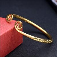 Zinc Alloy Cuff Bangle, plated & for woman, Inner Approx 58mm 