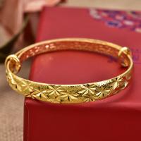 Fashion Zinc Alloy Bangle, gold color plated, for woman, Inner Approx 58mm 