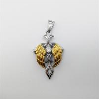 Stainless Steel Wing Shape Pendant, plated, with rhinestone Approx 2-4mm 