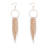 Fashion Fringe Earrings, Brass, stainless steel post pin, Tassel, gold color plated, Korean style & for woman, nickel, lead & cadmium free 