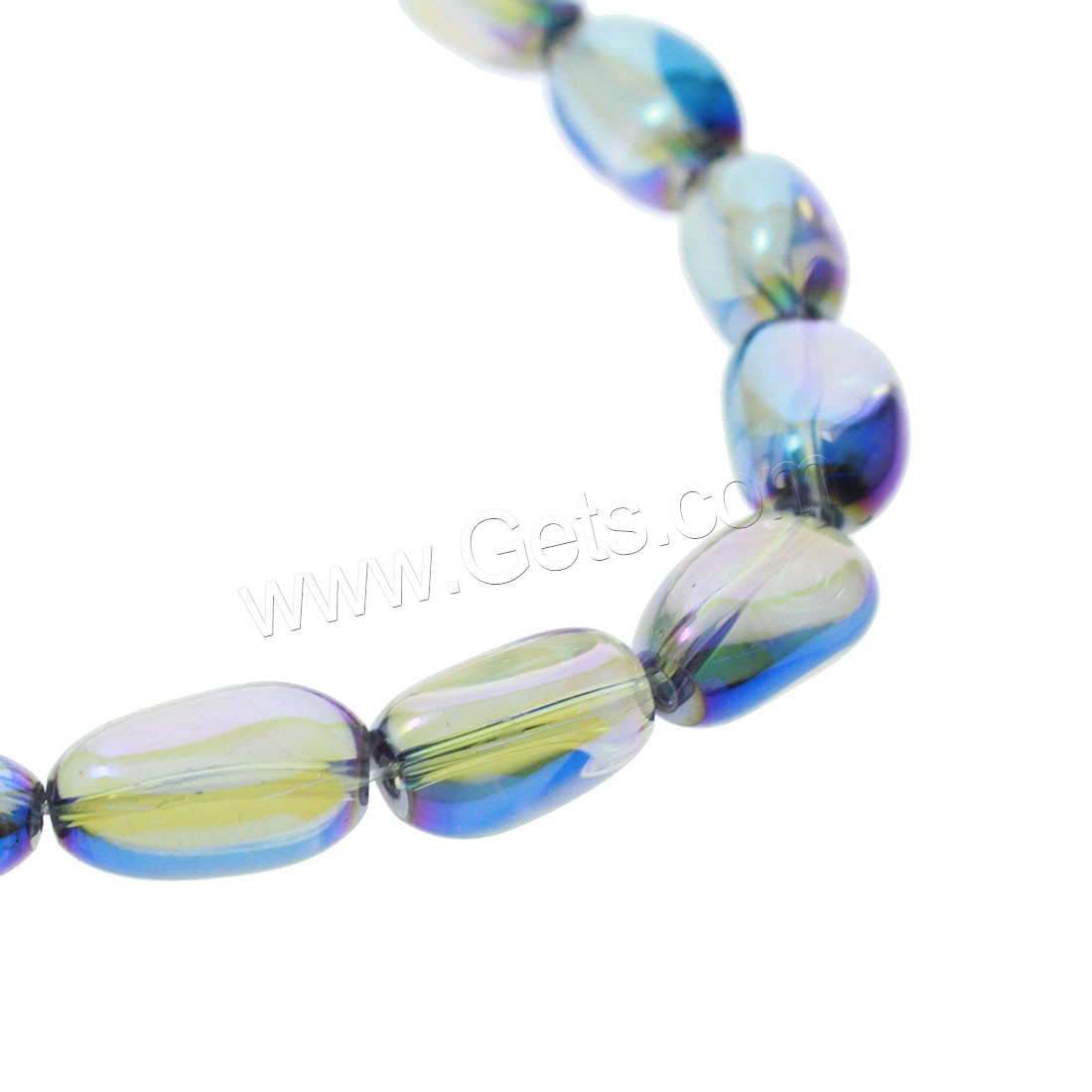 Mix Color Quartz Beads, colorful plated, different size for choice, more colors for choice, Hole:Approx 1mm, Length:Approx 15.7 Inch, Sold By Strand