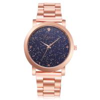 Women Wrist Watch, PU Leather, with zinc alloy dial & Glass, stainless steel pin buckle, plated & for woman, 17.5mm Approx 9.2 Inch 