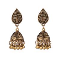 Zinc Alloy Drop Earring, iron post pin, Tassel, plated, vintage & for woman lead & cadmium free 