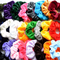 Hair Scrunchies, Cloth, for woman, Random Color, 110mm 