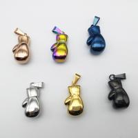 Stainless Steel Pendants, Boxing Glove, plated, blacken Approx 2-4mm 