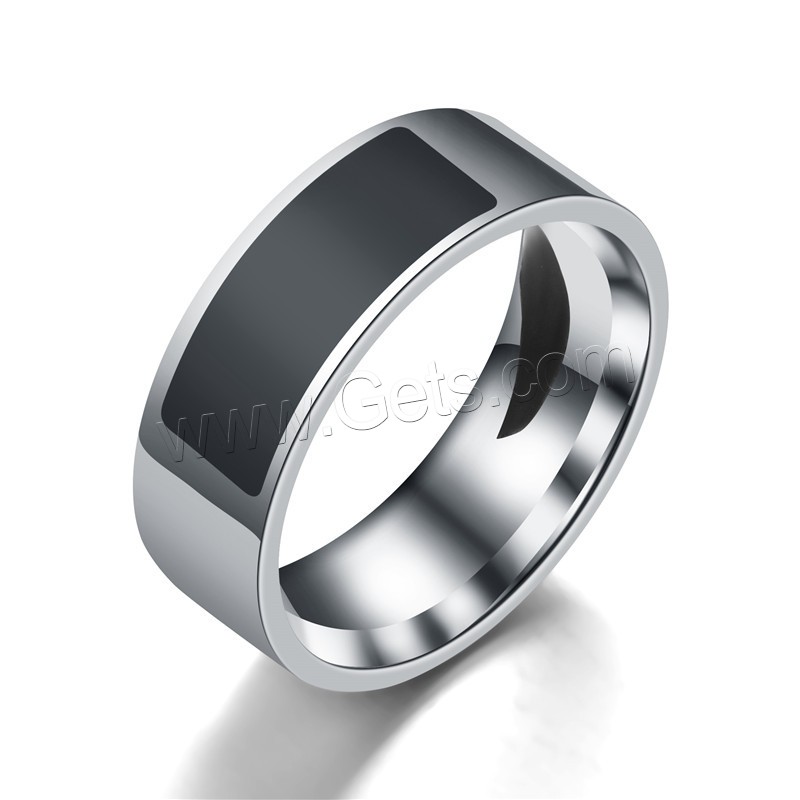 Stainless Steel NFC Smart Ring, Unisex & different size for choice, more colors for choice, 8mm, Sold By PC