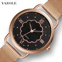 Yazole® Women Jewelry Watch, Stainless Steel, with Glass & Zinc Alloy, Chinese movement, plated, Life water resistant & for woman 40mm Approx 10.2 Inch 