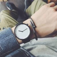 Bracelets de montre pour hommes, alliage de zinc, avec cuir PU & verre, mouvement chinoise, Placage, plus de couleurs à choisir, 40mm Environ 9.4 pouce, Vendu par PC