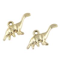 Zinc Alloy Animal Pendants, Dinosaur, gold color plated Approx 2mm 