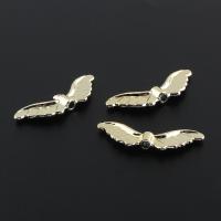 Zinc Alloy Angel Wing Beads, Wing Shape, platinum color plated Approx 1mm 