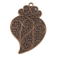Zinc Alloy Jewelry Pendants, antique copper color plated Approx 4mm 