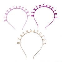 Hair Bands, Zinc Alloy, plated, Girl & stoving varnish 125mm, 17mm 