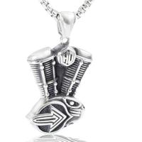 Titanium Steel Sweater Necklace, box chain & for man & blacken Approx 23.5 Inch 