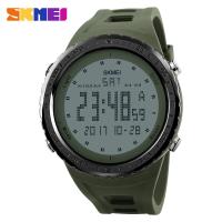 SKmei® Men Jewelry Watch, PU Rubber, with Glass, Japanese movement, plated, for man & waterproof & luminated 