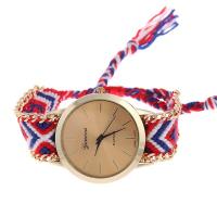 Мода Часы браслет, Caddice, с заголовка из цинкового сплава & Стеклянный, плакирован золотом, регулируемый & Женский, Много цветов для выбора, 40mm, длина:Приблизительно 23.6 дюймовый, продается PC