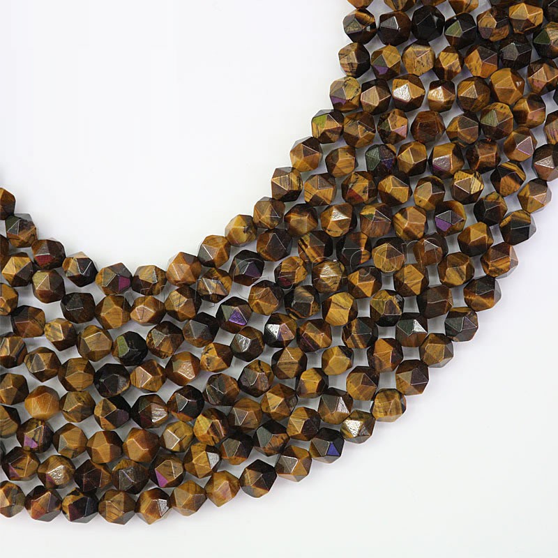Tiger Eye Beads, polished, different size for choice, amber, Hole:Approx 1mm, Sold By Strand