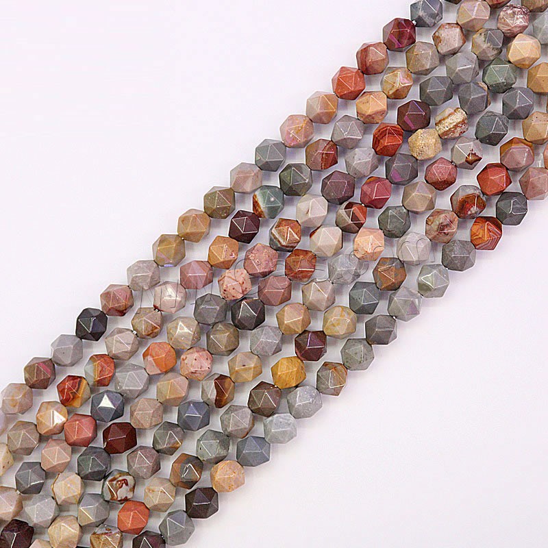 Picture Jasper Beads, DIY & different size for choice, brown, Hole:Approx 1mm, Sold By Strand