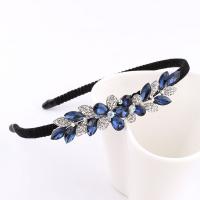 Hair Bands, Zinc Alloy, with Rhinestone, Bowknot, platinum color plated, micro pave cubic zirconia & for woman lead & nickel free 