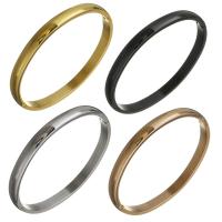 Stainless Steel Bangle, plated, for woman 6mm, Inner Approx 