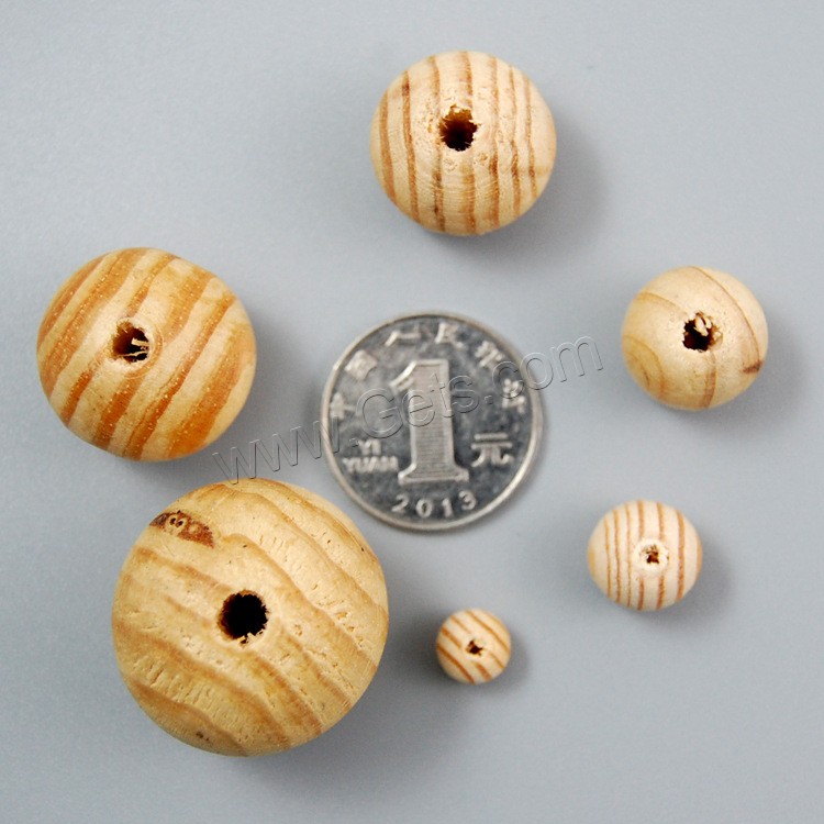 Pine Beads, stoving varnish, different size for choice, Sold By PC