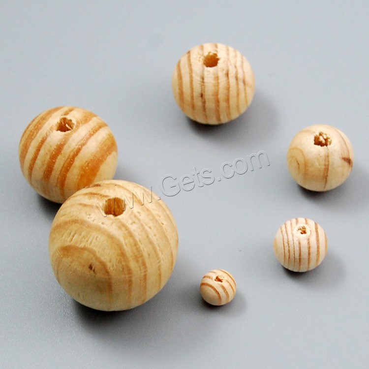 Pine Beads, stoving varnish, different size for choice, Sold By PC
