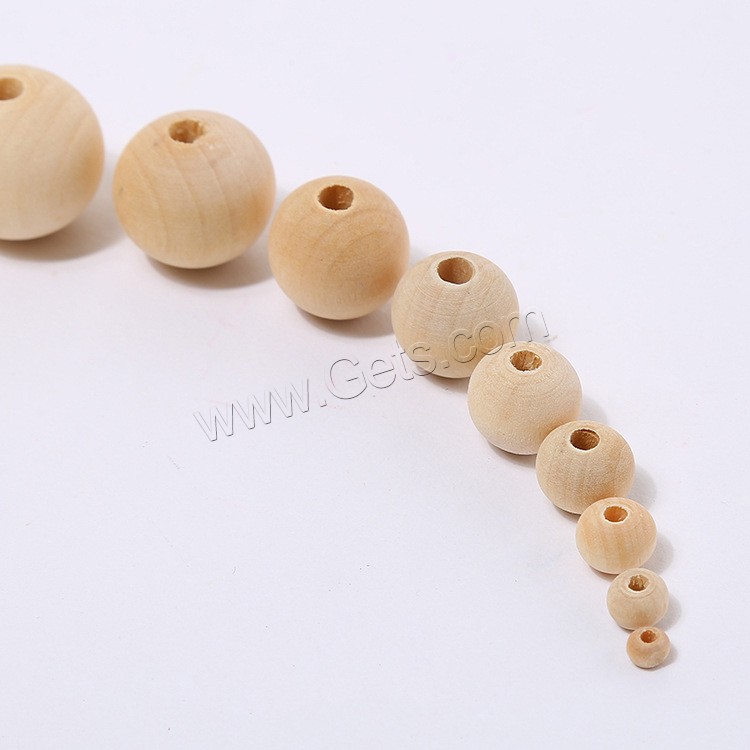 Perles en bois d'origine, poli, normes différentes pour le choix, Trou:Environ 2-8mm, Vendu par PC