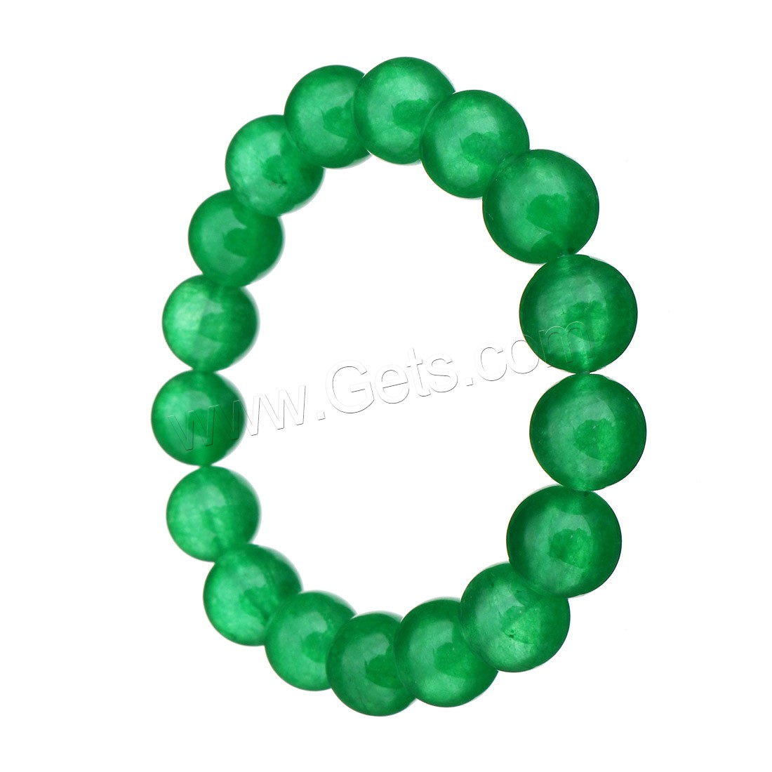 Dyed Jade bracelet, Rond, normes différentes pour le choix, plus de couleurs à choisir, Longueur:Environ 7 pouce, Vendu par brin