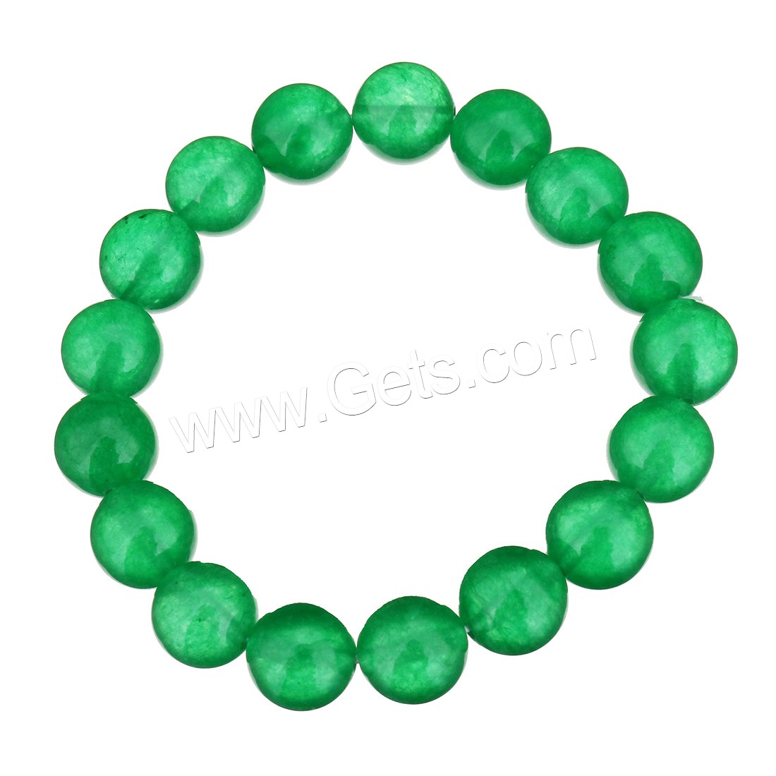 gefärbte Jade Armband, rund, verschiedene Größen vorhanden, keine, Länge:ca. 7 ZollInch, verkauft von Strang