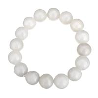 Dyed Jade Bracelet, Round white Approx 8 Inch 