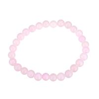 Dyed Jade Bracelet, Round pink Approx 7 Inch 