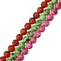 Dyed Jade Beads, Round Approx 0.5-1.5mm Approx 16 Inch 
