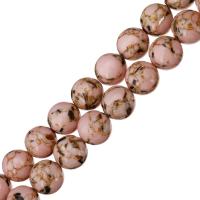 Gefärbte Jade Perlen, rund, verschiedene Größen vorhanden, helles Rosa, Bohrung:ca. 0.5-1.5mm, Länge:ca. 16 ZollInch, verkauft von Strang