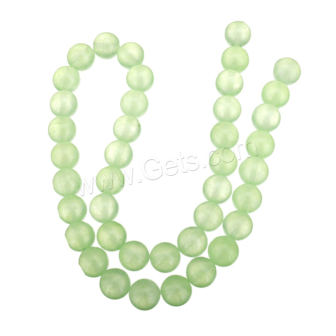 Cuentas de jade teñidos, teñido Jade, Esférico, diverso tamaño para la opción, más colores para la opción, agujero:aproximado 0.5-1.5mm, longitud:aproximado 16 Inch, Vendido por Sarta