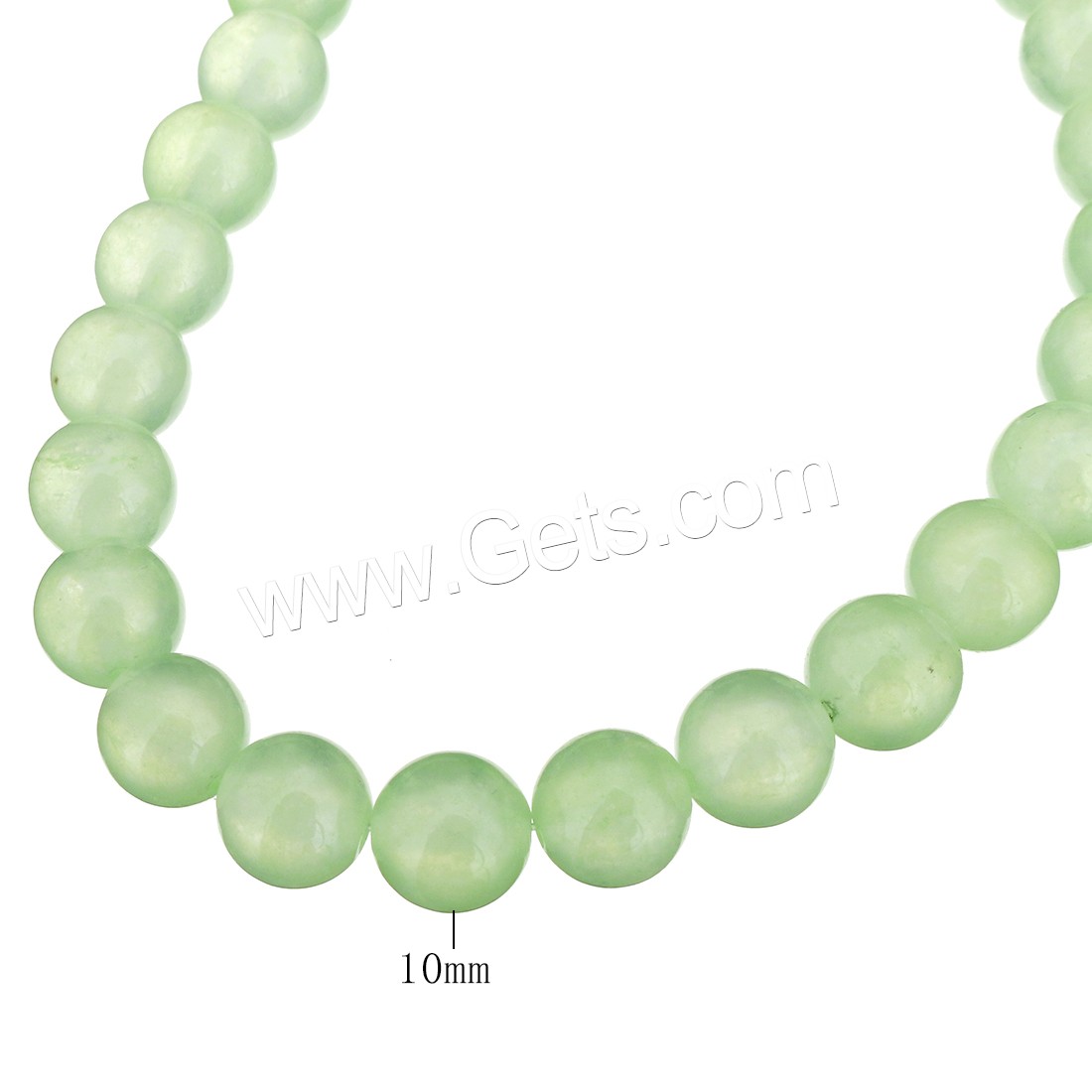 perle en jade tient, Dyed Jade, Rond, normes différentes pour le choix, plus de couleurs à choisir, Trou:Environ 0.5-1.5mm, Longueur:Environ 16 pouce, Vendu par brin