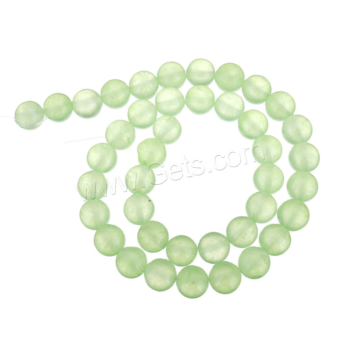 perle en jade tient, Dyed Jade, Rond, normes différentes pour le choix, plus de couleurs à choisir, Trou:Environ 0.5-1.5mm, Longueur:Environ 16 pouce, Vendu par brin