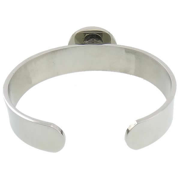 Stainless Steel Bangle Cuff Findings, original color, 13.5mm, Inner Diameter:Approx 60x48mm, Length:Approx 6.5 Inch, Sold By PC