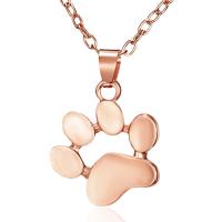Zinc Alloy Necklace, with 1.7inch extender chain, Footprint, plated, oval chain & for woman .7 Inch 