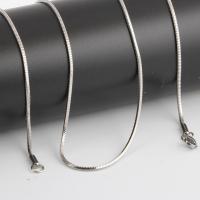 Stainless Steel Chain Necklace & Unisex & snake chain, original color, 1.5mm 