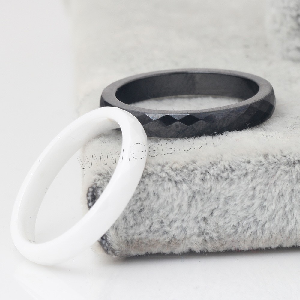 Porcelana anillo, diverso tamaño para la opción & para mujer, más colores para la opción, 3mm, Vendido por UD