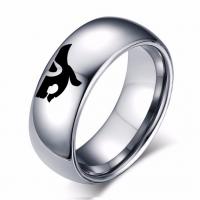 Couple Finger Rings, Stainless Steel, plated & for couple 6mm 