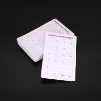 Earring Display Card, Paper, portable & durable, white 