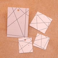 Earring Display Card, Paper white 