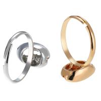 Zinc Alloy Finger Ring, Shell, plated, adjustable & for woman US Ring 