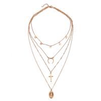 Zinc Alloy Choker Necklace, with 2inch extender chain, gold color plated, adjustable & oval chain & for woman & , 17mm, 25mm Approx 14 Inch 