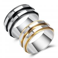 Men Stainless Steel Ring in Bulk & for man & enamel 8mm 